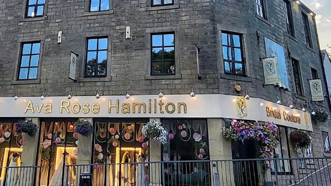 Ava Rose Hamilton bridal boutique in Colne, Lancashire