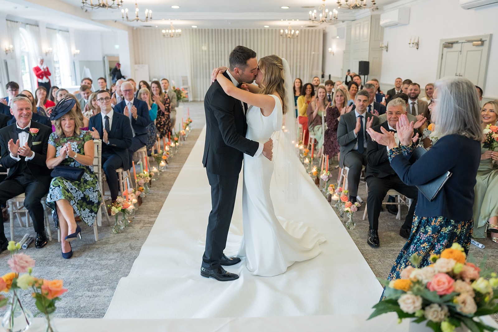 The first kiss at Mottram Hall