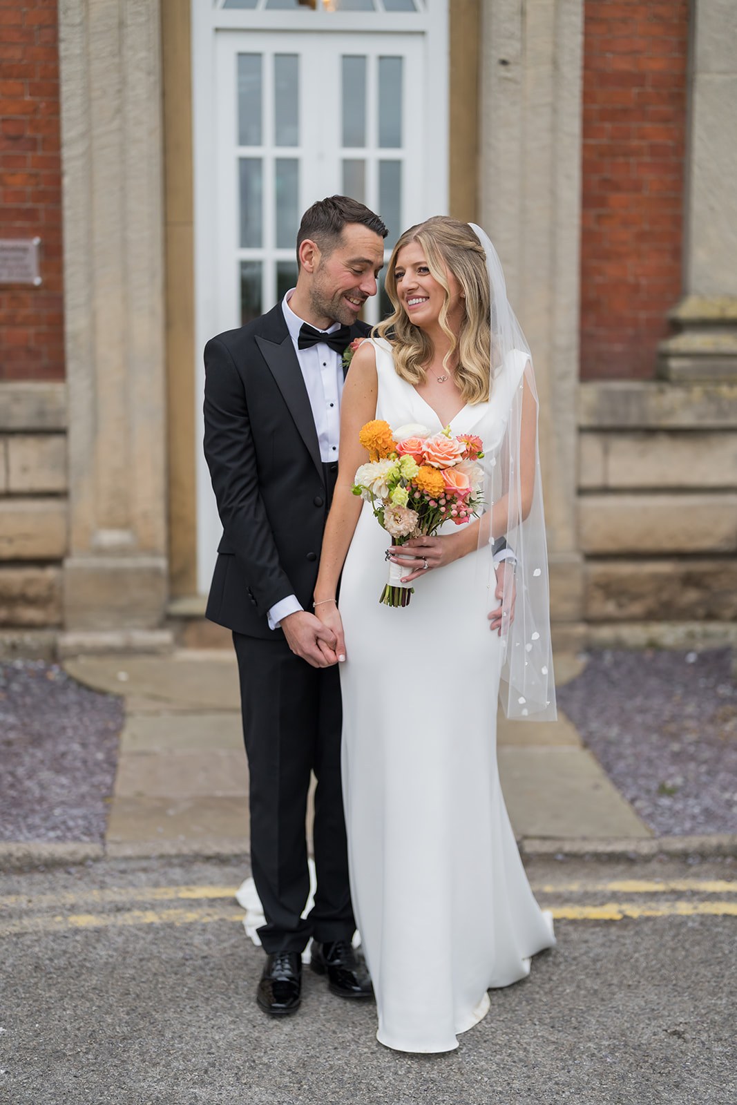 A portrait at the entrance at Mottram Hall
