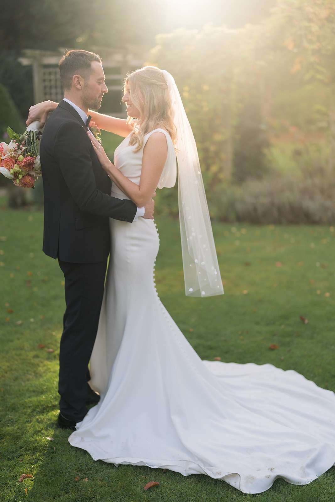 Evening portraits in the grounds at Mottram Hall