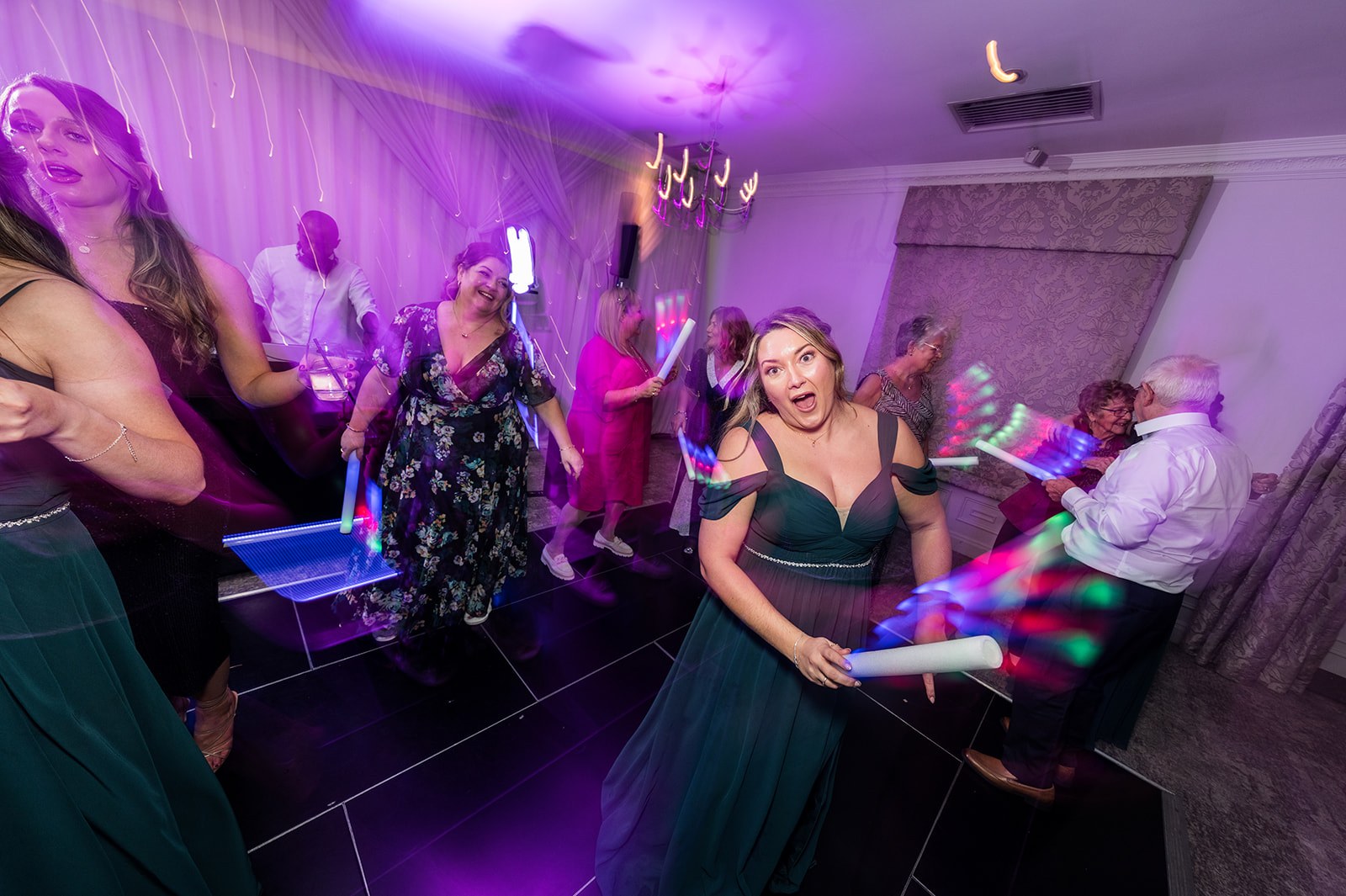 The evening party at Mottram Hall