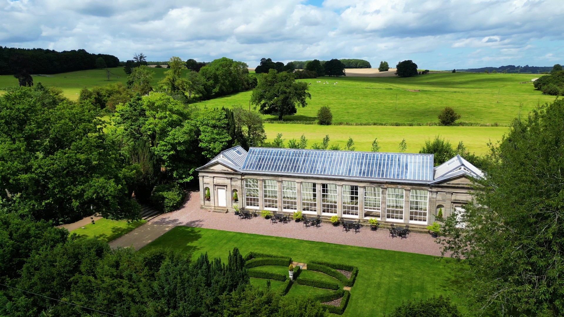 The Orangery at Ingestre exterior and setting