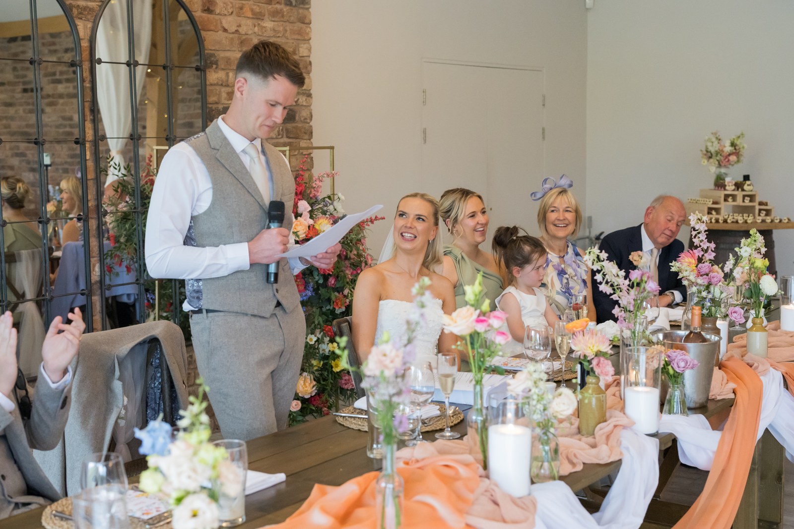 Speeches at the reception at Pryors Hayes