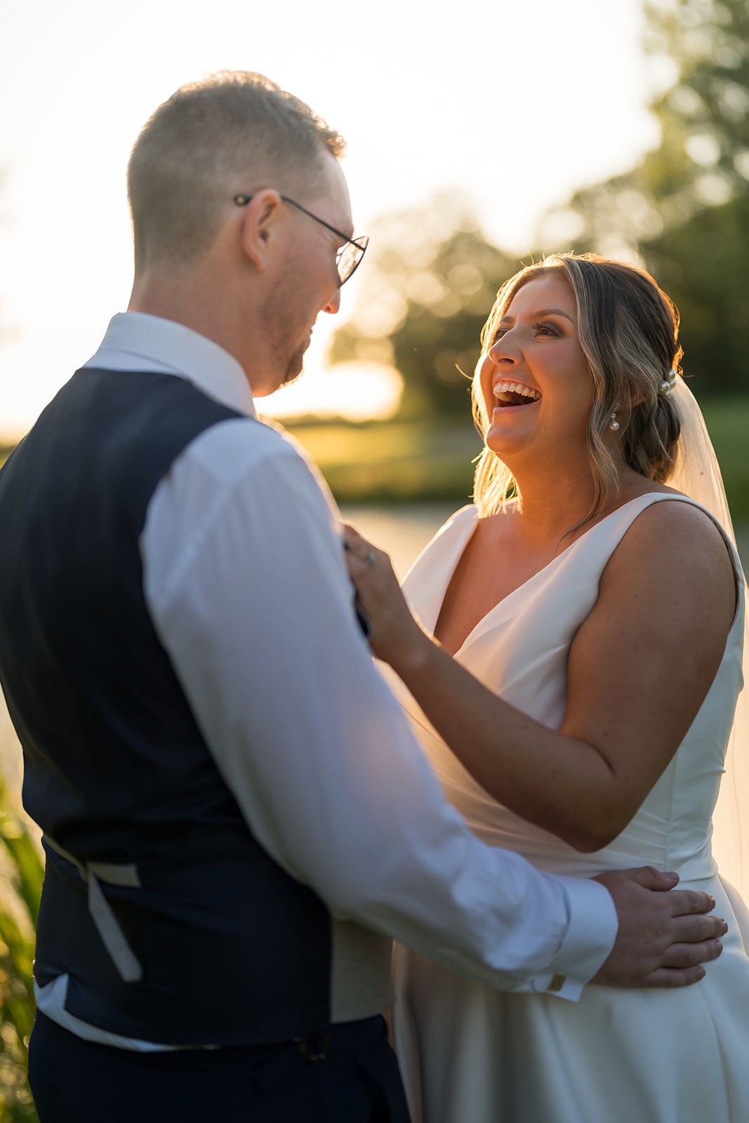 Evening portraits in the grounds at Pryors Hayes