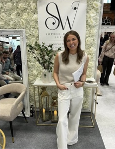 Sophie Wilson at her wedding and events exhibition stand