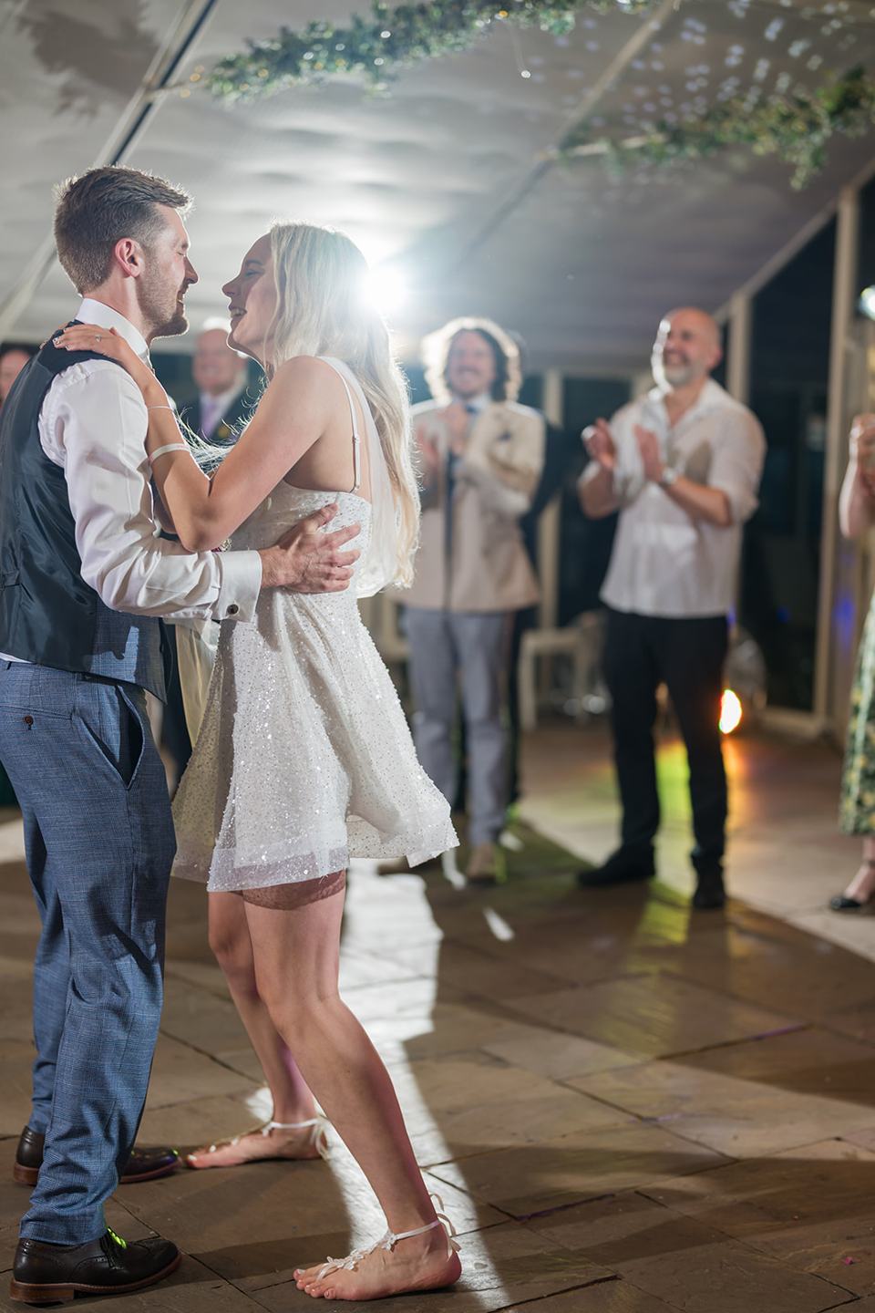 The first dance at Annie and Joe’s Abbeywood Estate wedding