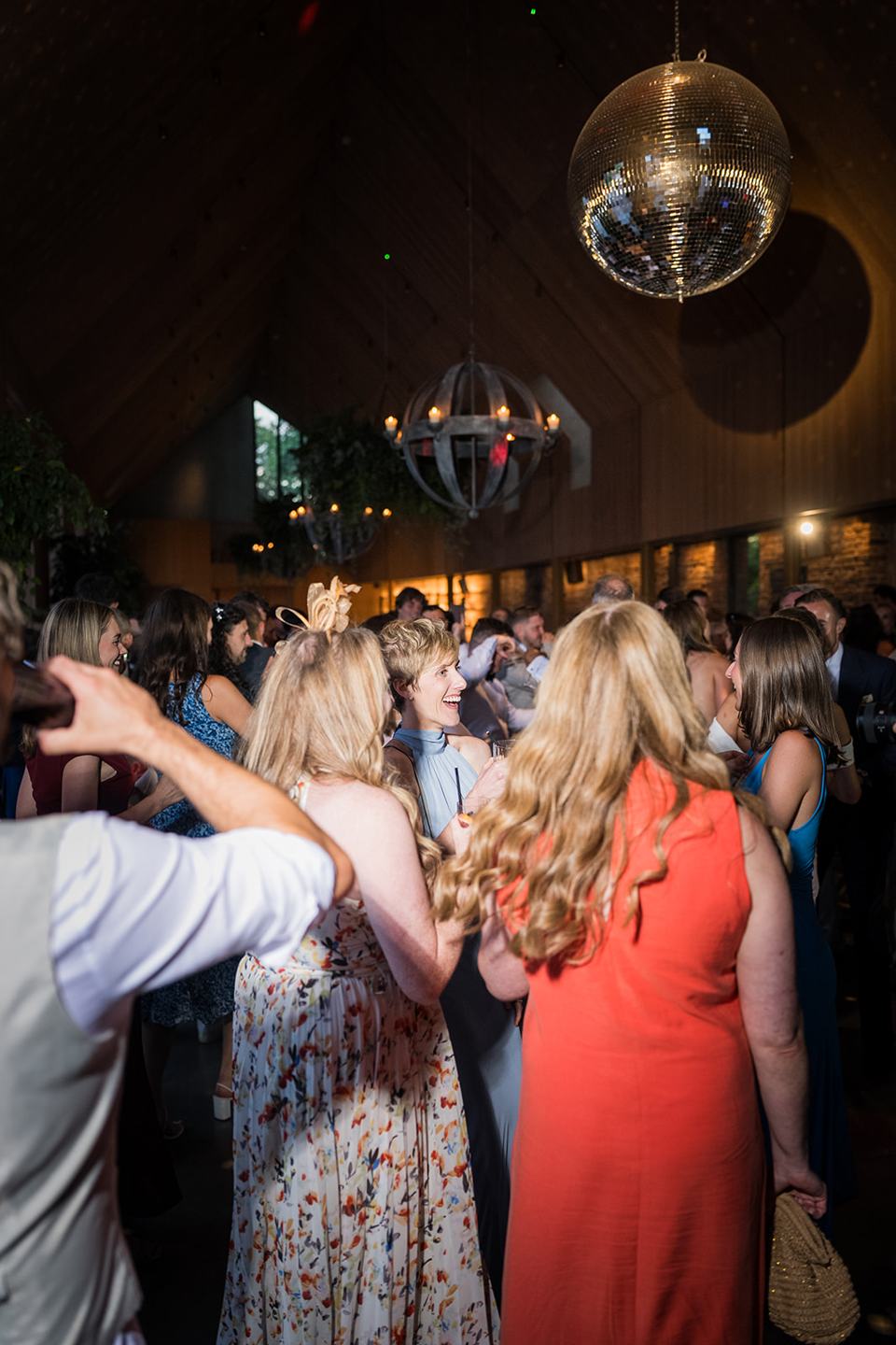The evening party at Lizzie and Jack’s Dorfold Hall wedding