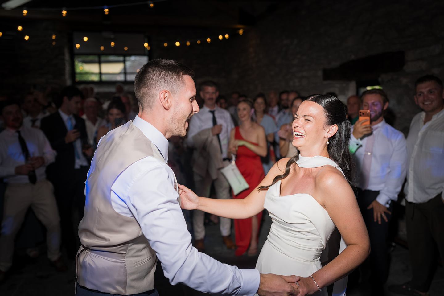First dance at Alex and Dan’s Lancrigg wedding