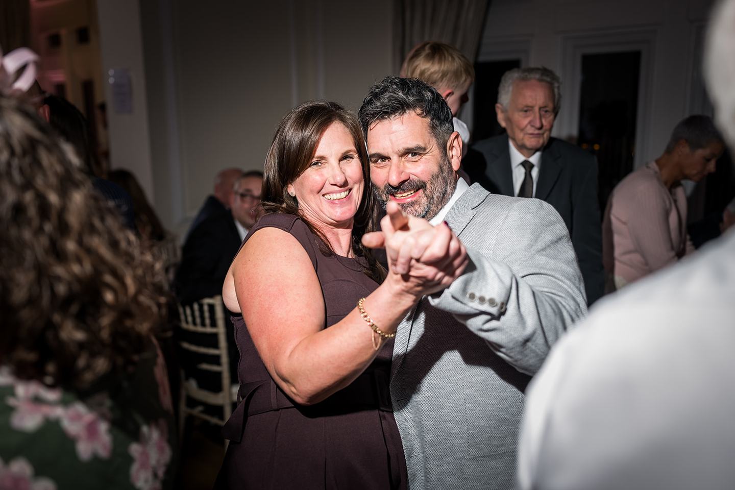 Evening celebrations at Rachel and Sean’s West Tower wedding